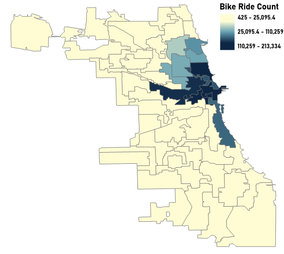 Project visual for Divvy Rideshare Data Analysis